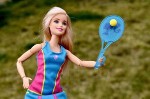 barbie doll playing tennis exercise meal plan information