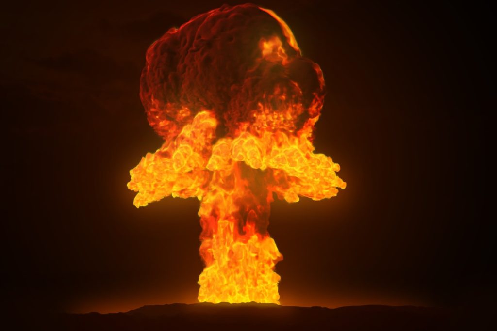 mushroom cloud nuclear fallout radiation nuclear explosion dietary myths